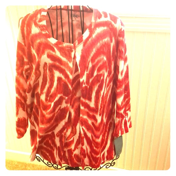 NWT HILLARD & HANSON MATCHING SET CARDIGAN/TANK XL - Picture 4 of 9